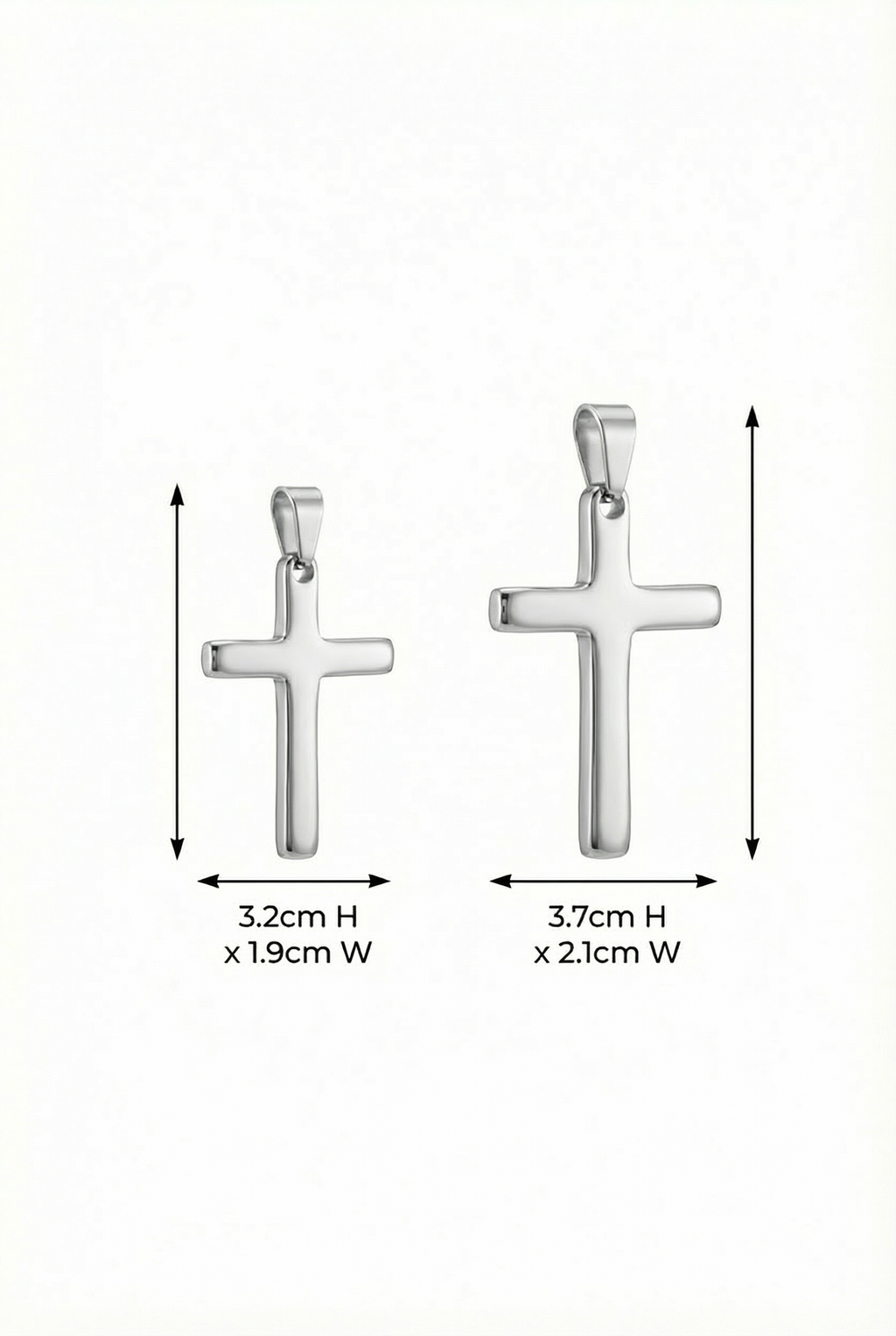 Cross Pendant / Steel