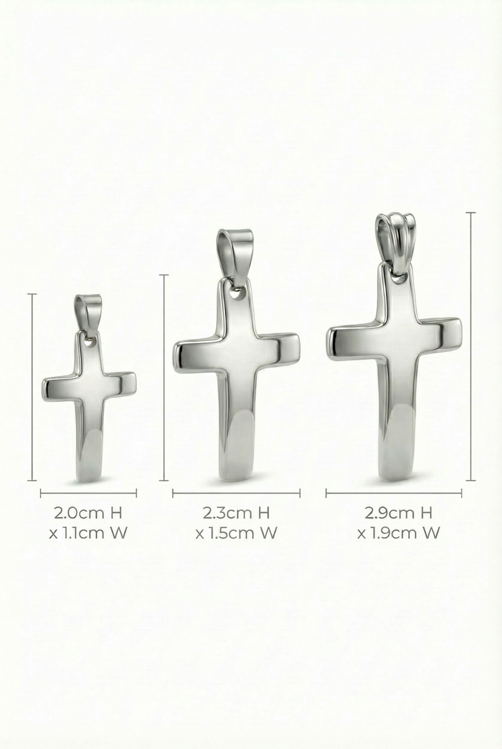 Cross Pendant / Steel