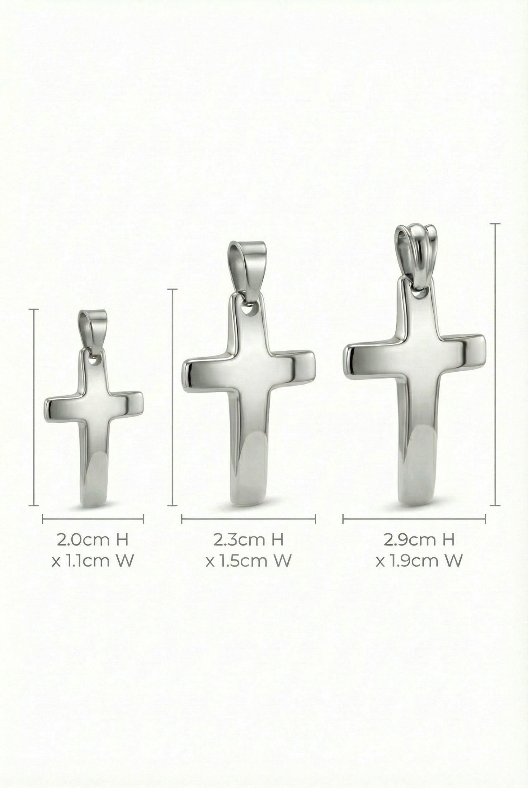 Cross Pendant / Steel