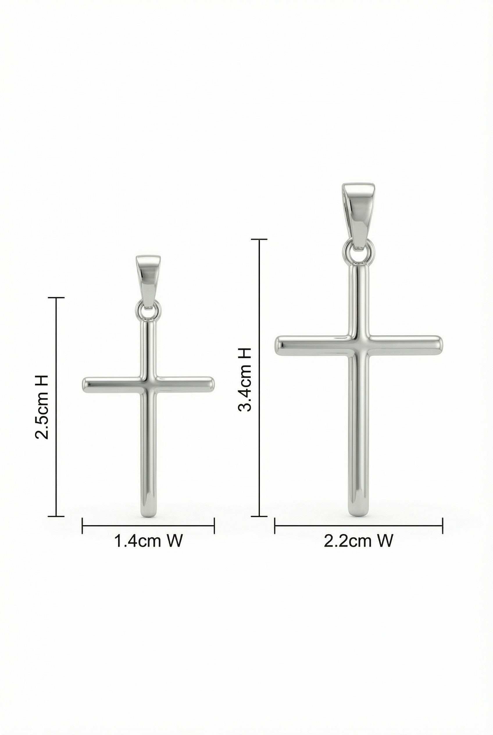 Cross Pendant / Steel