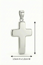 Cross Pendant / Steel