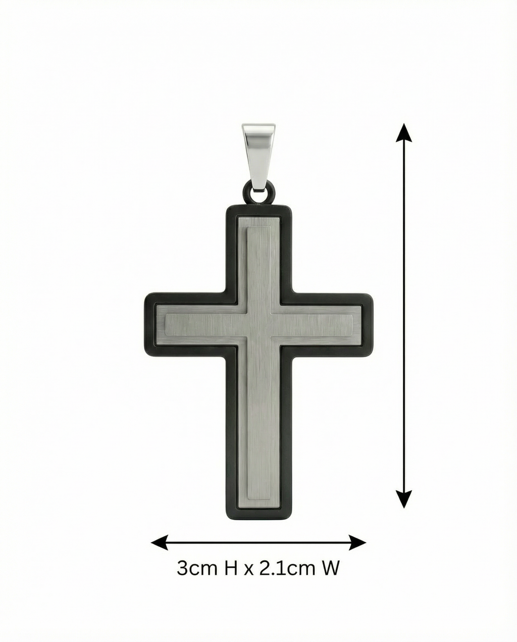 Cross Pendant / Steel