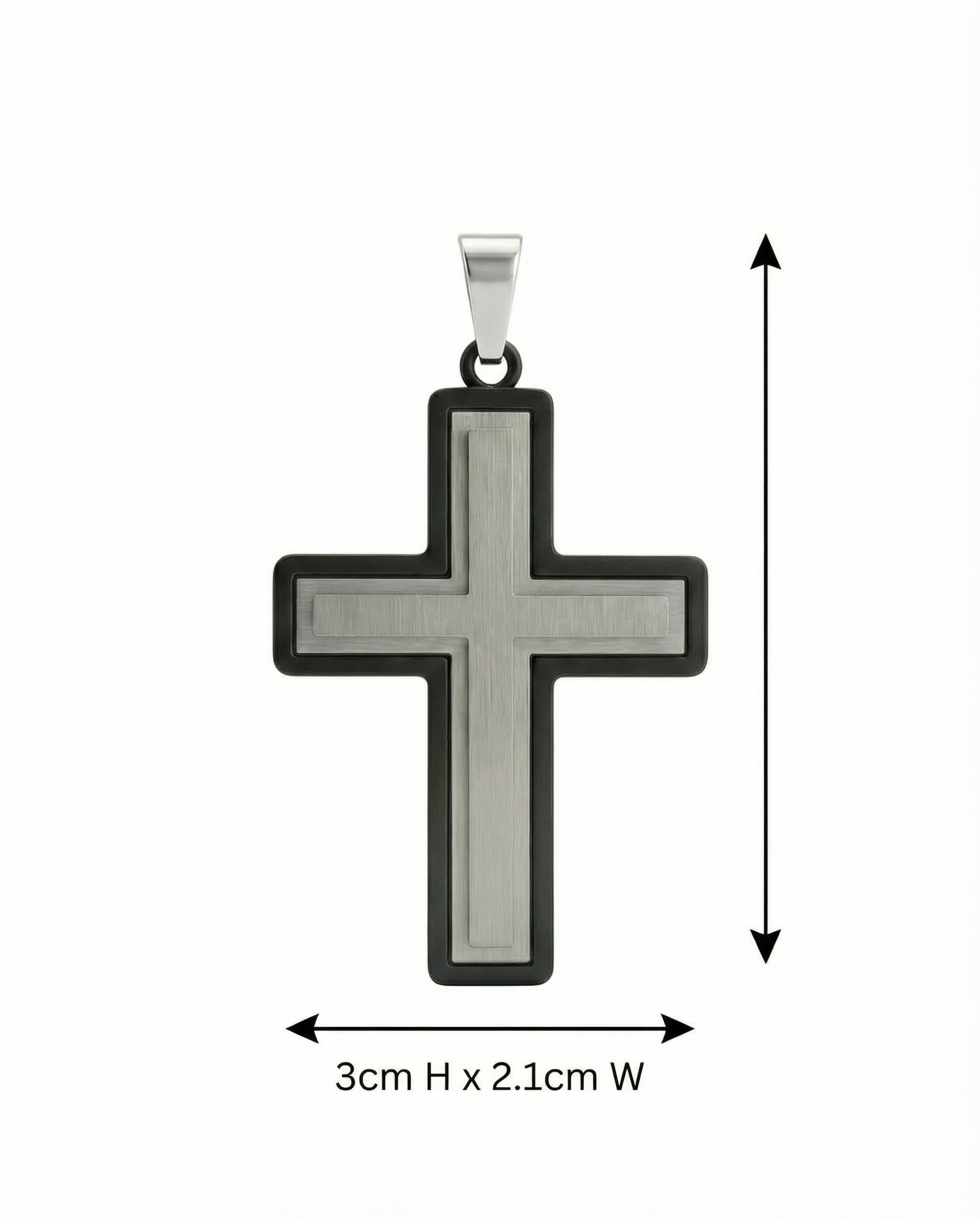 Cross Pendant / Steel