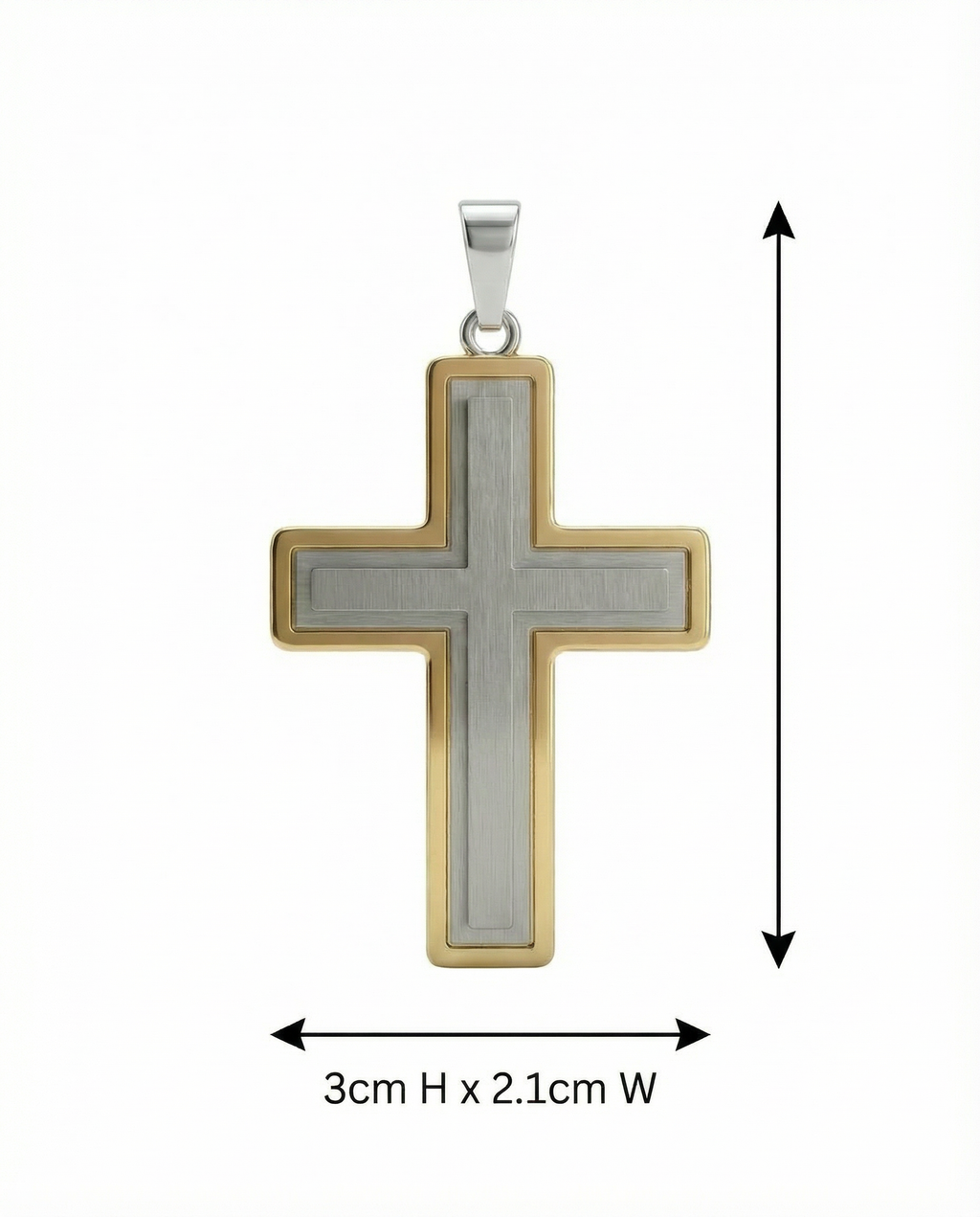 Cross Pendant / Steel