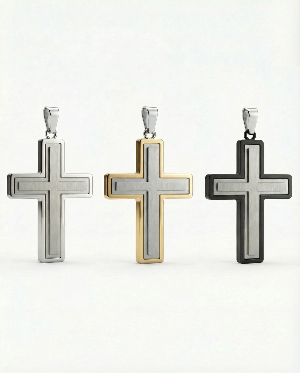 Cross Pendant / Steel