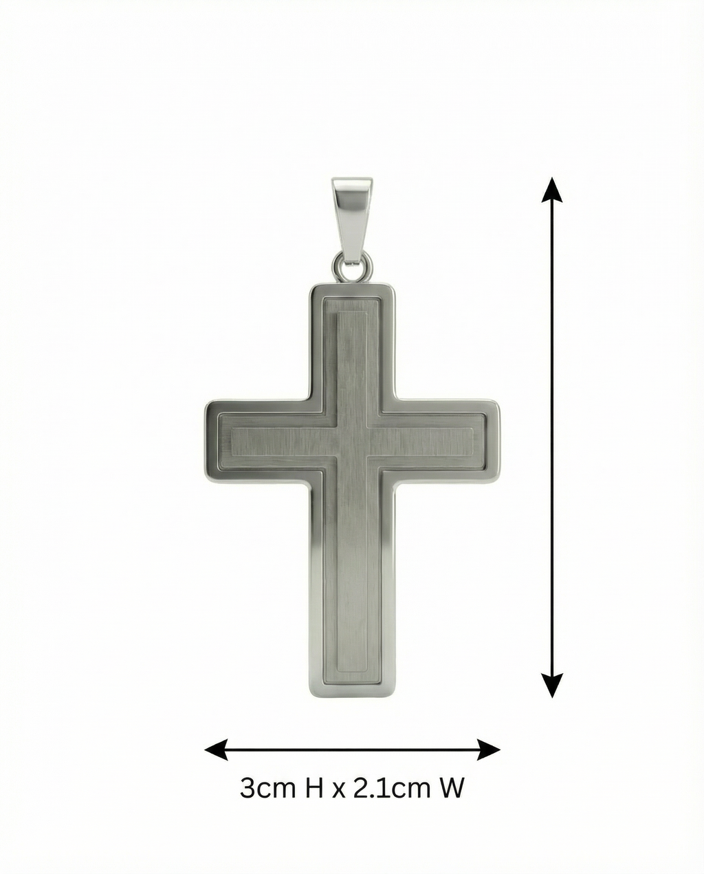 Cross Pendant / Steel