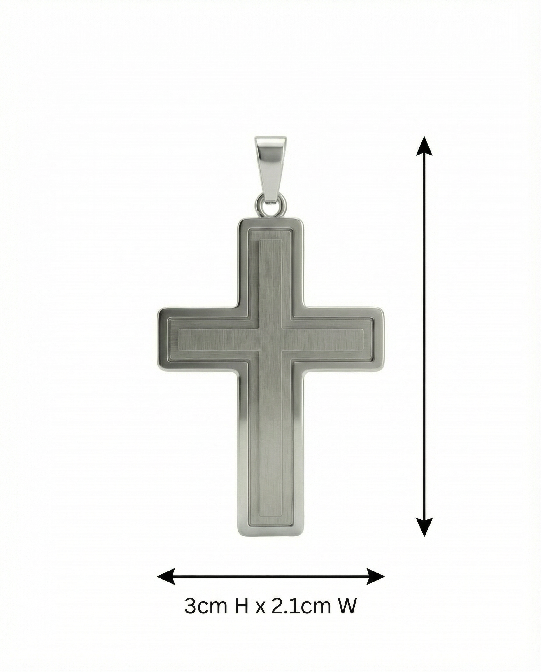 Cross Pendant / Steel